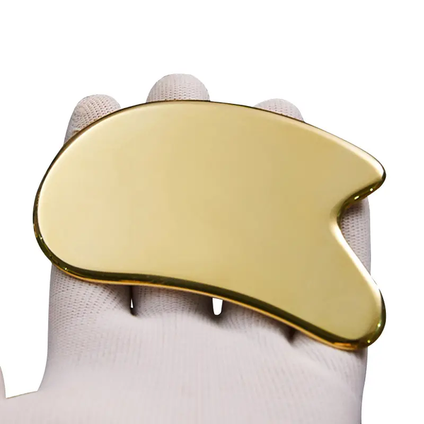 Copper Facial Gua sha Board Tools Brass Scraping Massage Gua sha Tool Face Massage Tools