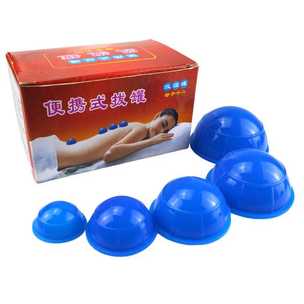 Silicone Suction Cupping Set Series 12 Pcs Face Guasha Wrinkle Removal Skin Care Spa Beauty Therapy Cups