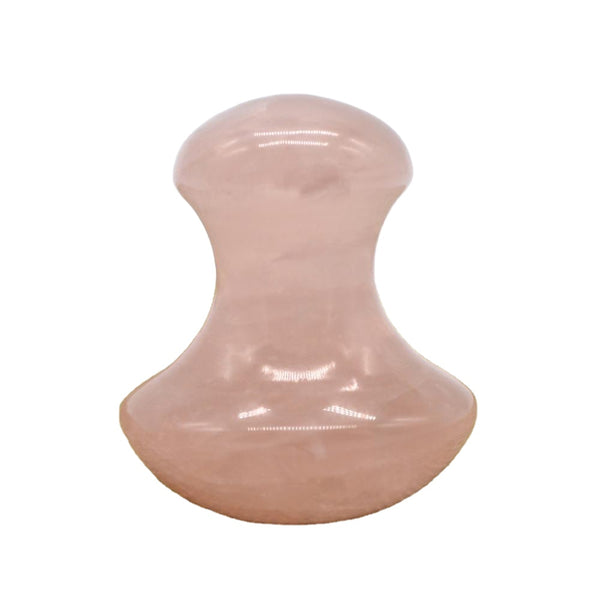Rose Quartz Mushroom Gua Sha Stone Massage Tools