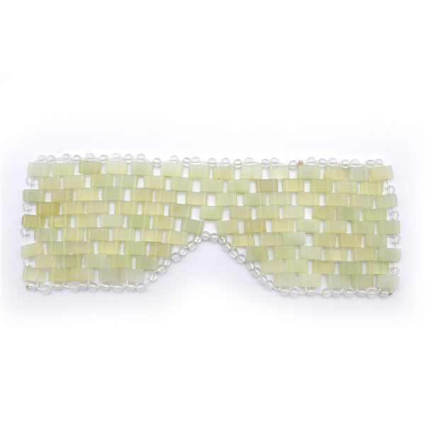 Natural Xiuyan Jade Handmade Anti-Aging Facial Skin Care Eye Mask