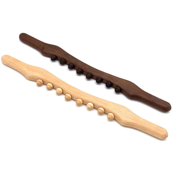 Body Meridian Dredging Massage Stick Wooden Gua Sha Scraping Massage Tool Soft Tissue Mobilization Tool Set